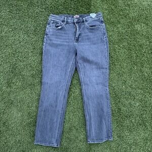 Kirkland Signature Size 30x26 Straight Leg Jeans Washed Black Wash